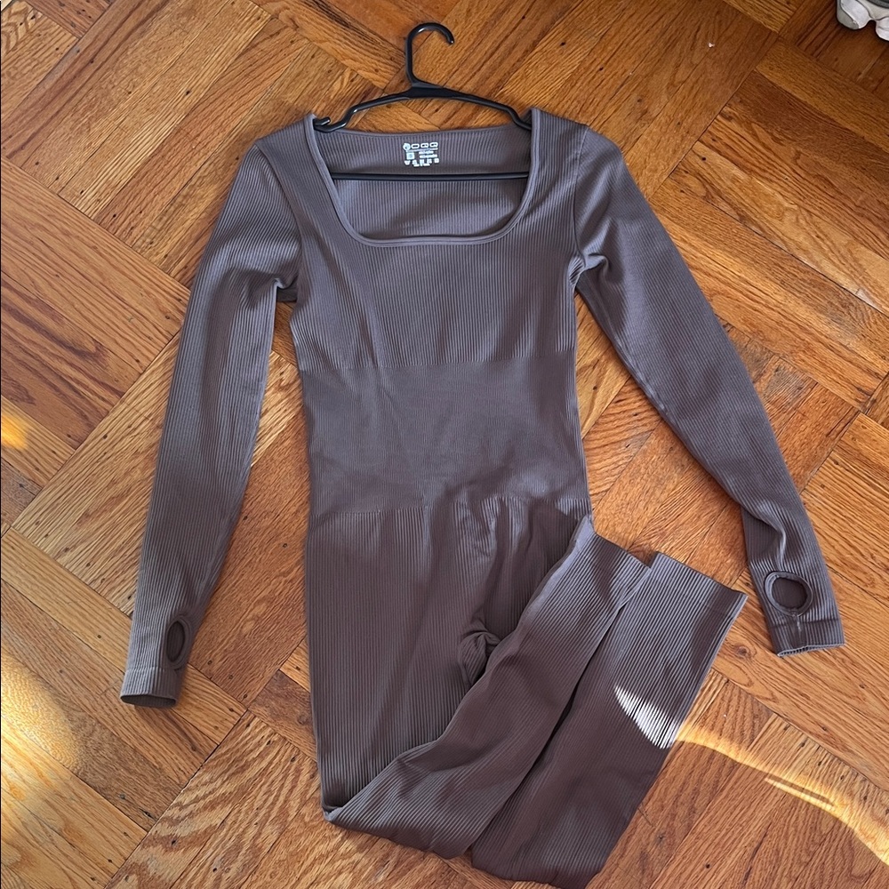Elegant Brown Jumpsuit